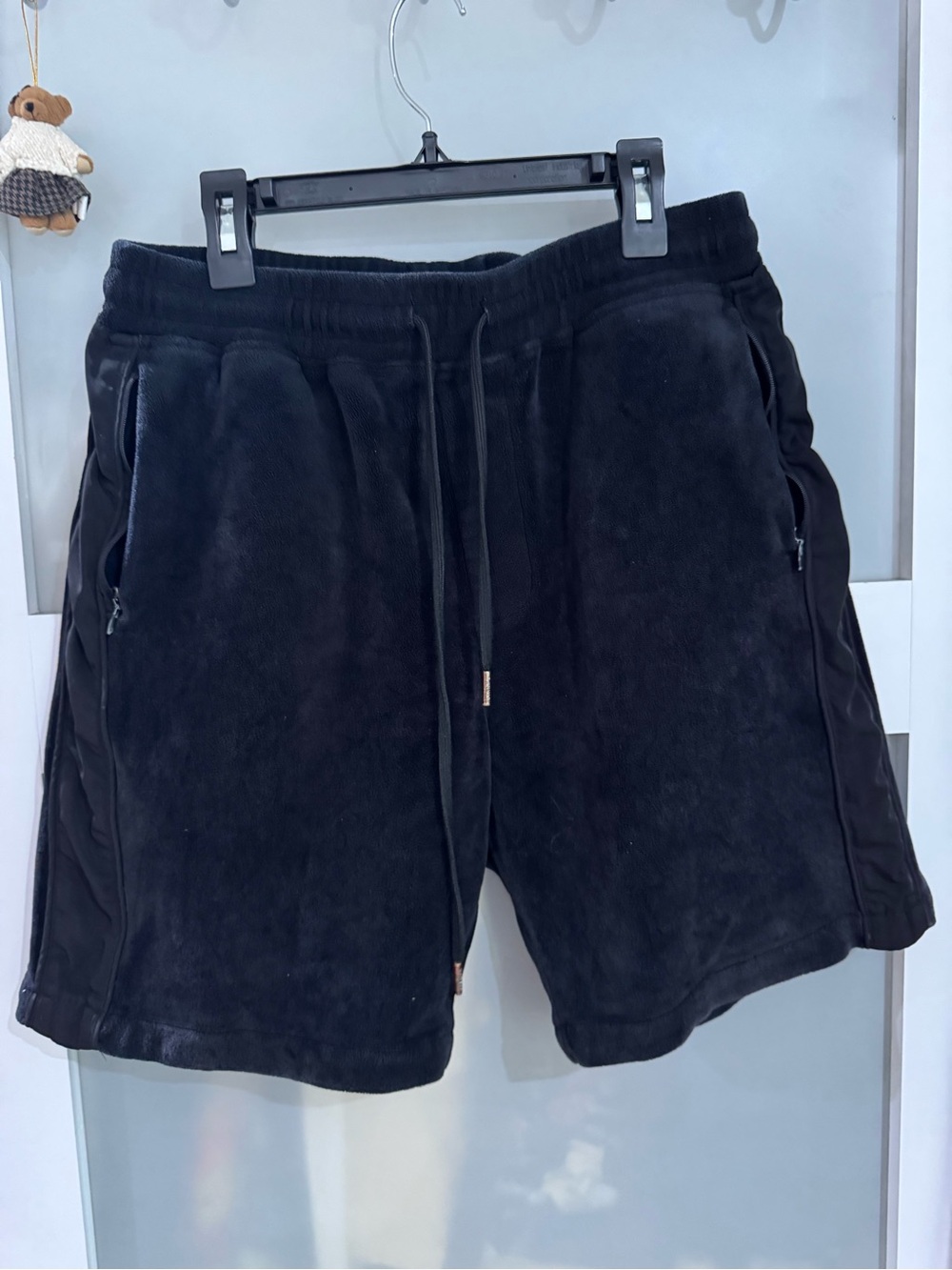 Stampd Black Terry Drawstring Athletic Shorts